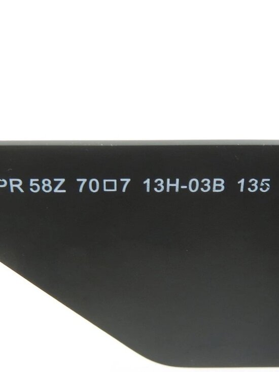 Auth PRADA Sunglasses Black Metal/Plastic main image 5